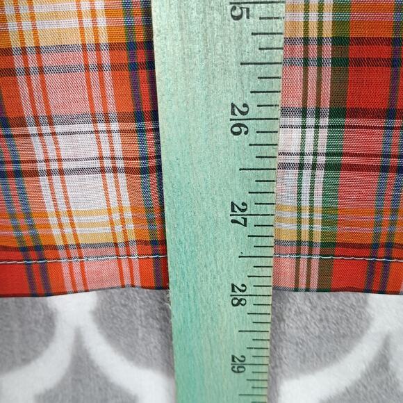 Vintage MW Shirt Mens Medium Plaid Button Up Long Sleeve No Iron 70s - Picture 8 of 9